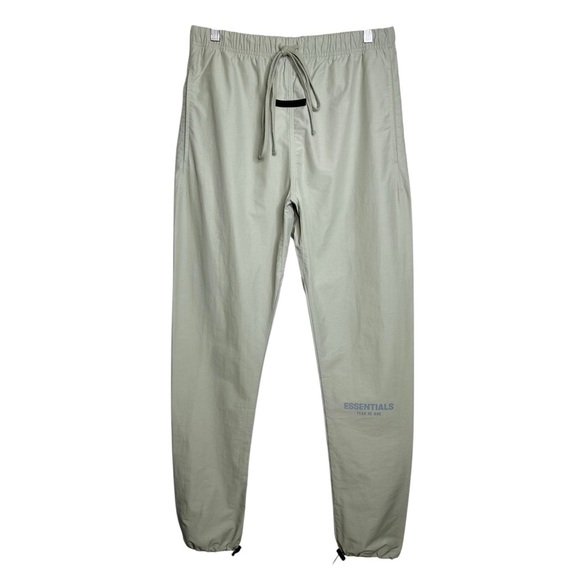 Essentials Fear of Good Nylon Track Pants S Light Green Streetwear Joggers - Picture 2 of 10
